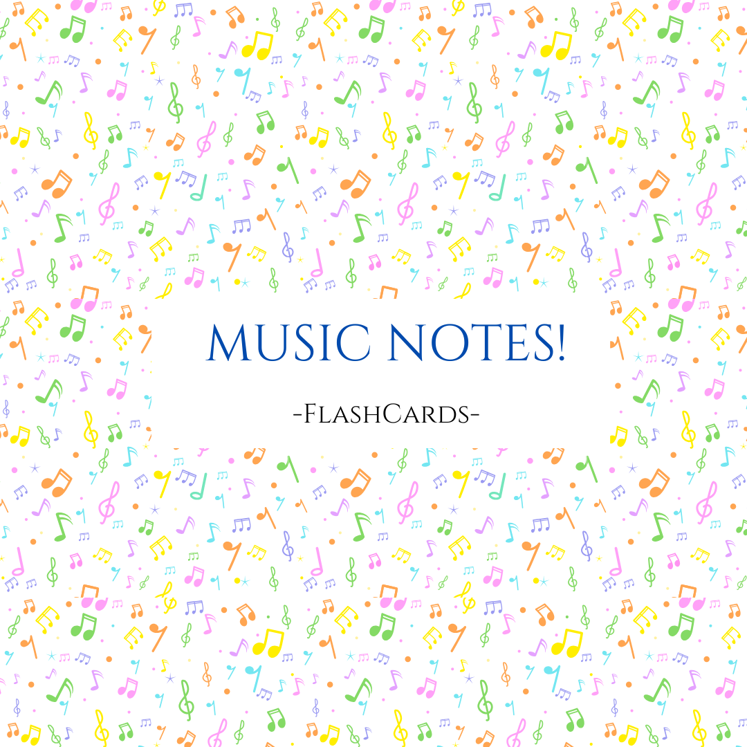 Flash Cards:  Treble Clef and Bass clef Notes