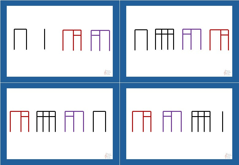 Rhythm Flash Cards (Set 2) | Rhythm flashcards for learners of all abilities
