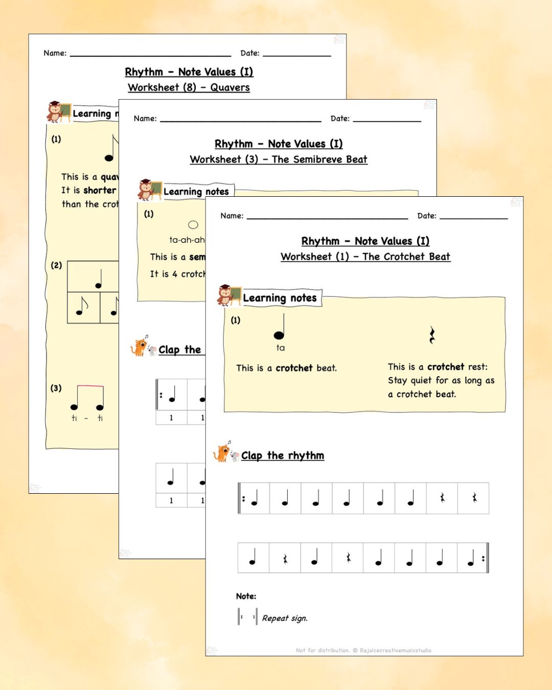 Music Writers: Rhythm(1) | Rhythm worksheets for learners of all abilities.