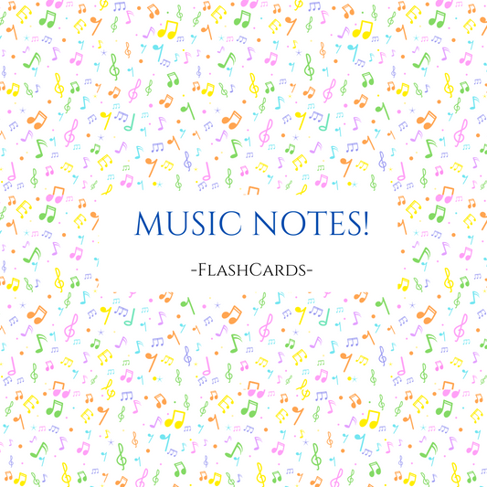 Flash Cards:  Treble Clef and Bass clef Notes