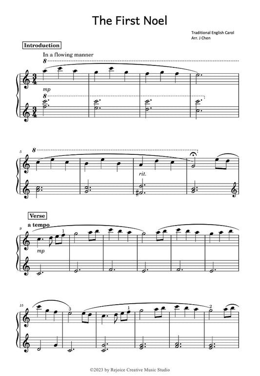 The First Noel (piano arrangement)