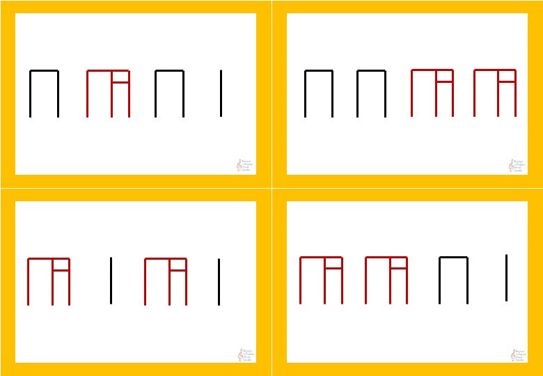Rhythm Flash Cards (Set 2) | Rhythm flashcards for learners of all abilities