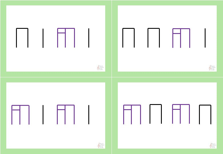 Rhythm Flash Cards (Set 2) | Rhythm flashcards for learners of all abilities