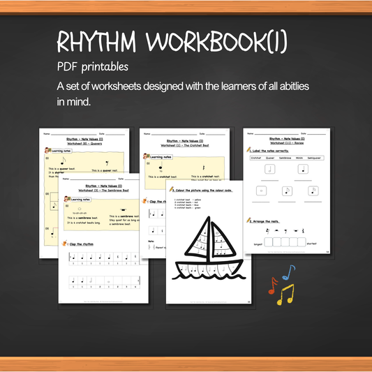 Music Writers: Rhythm(1) | Rhythm worksheets for learners of all abilities.
